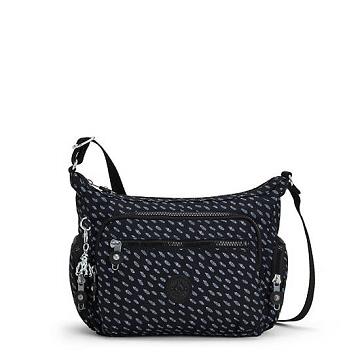 Kipling Gabbie Small Printed Crossbody Taske Blå Hvide | DK 1149LI